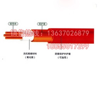 銅護(hù)套礦物阻燃耐火電纜